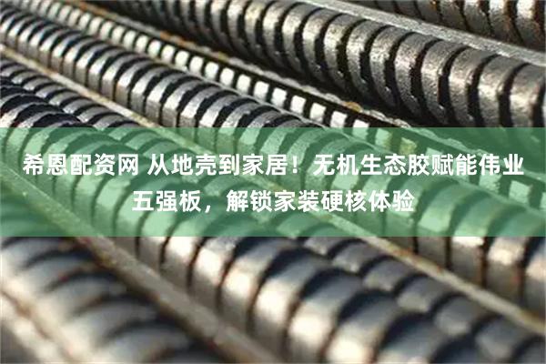 希恩配资网 从地壳到家居！无机生态胶赋能伟业五强板，解锁家装硬核体验